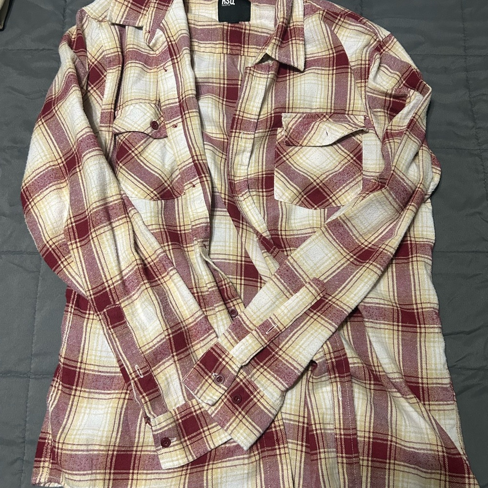 RSQ Plaid Flannel Shirt